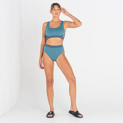 Dont Sweat It Haut de maillot de bain pour femme - Bleu