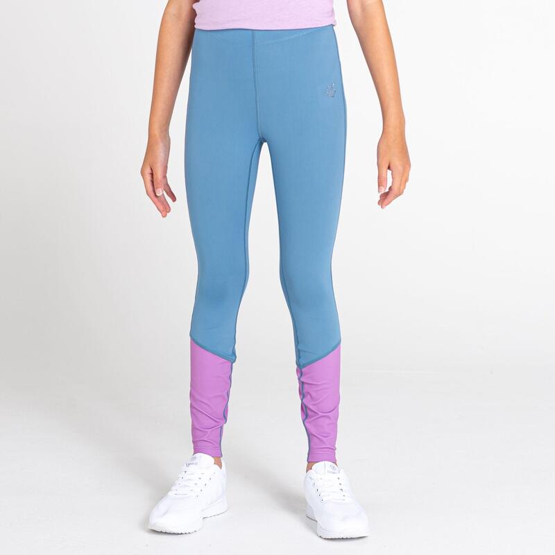 Crystalize Fitness-Leggings für Mädchen - Blau