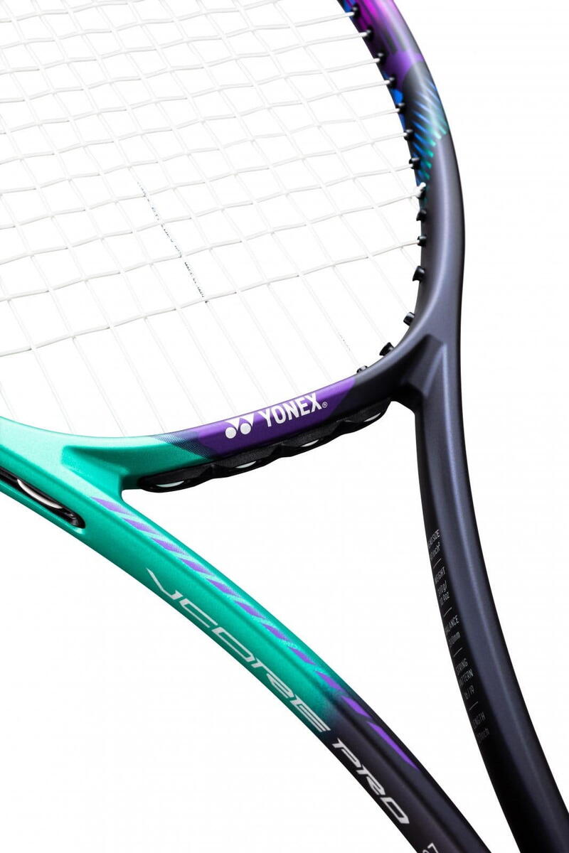 Yonex tennisracket VCore Pro 97H 330 gram grafiet zwart