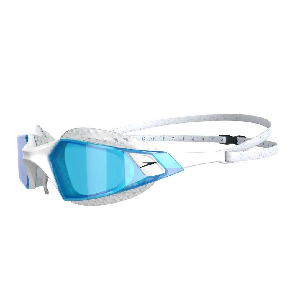 Speedo Aquapulse Pro Goggles - White / Blue 3/4