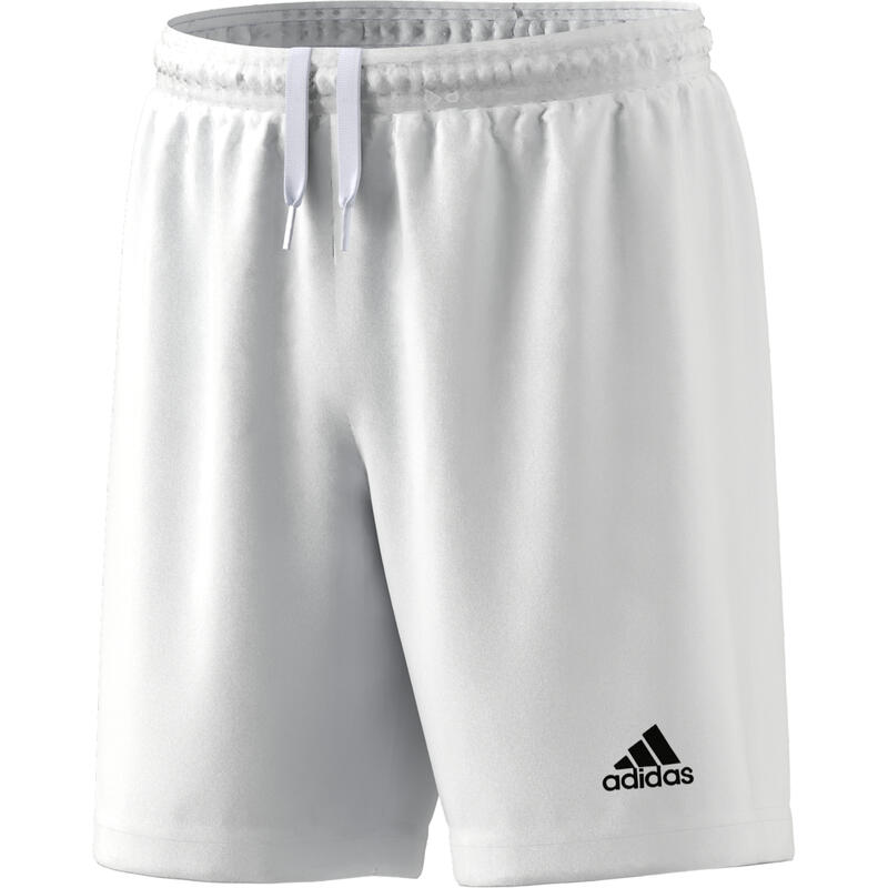 Pantalones cortos fútbol hombre poliéster adidas Entrada22, blanco