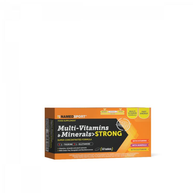 SUPLEMENTO VITAMÍNICO MULTI-VITAMINS & MINERALS> STRONG - 60CPR