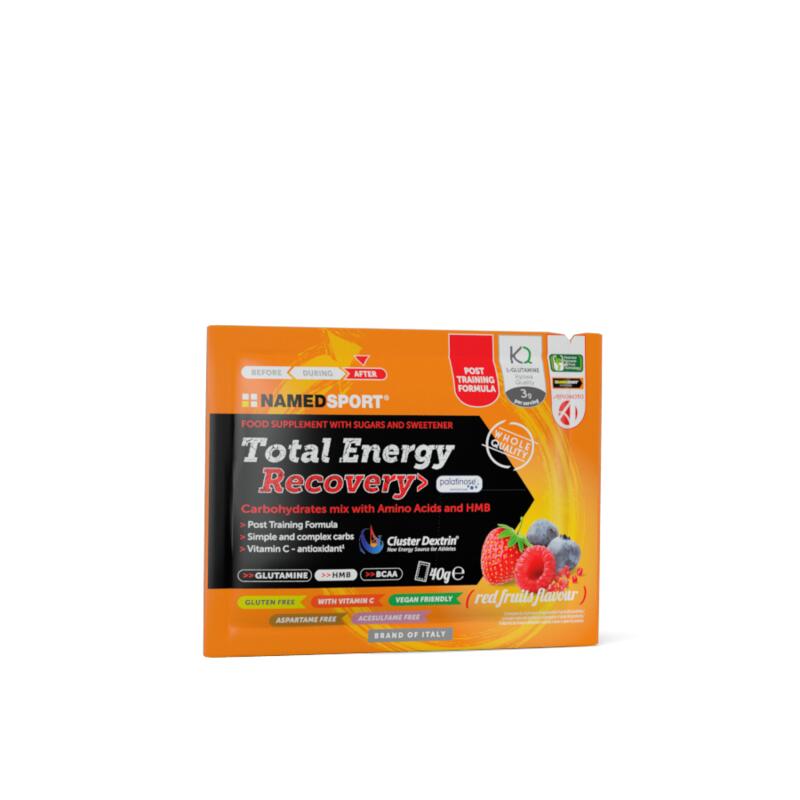 BEBIDA DE RECUPERACIÓN TOTAL ENERGY RECOVERY Red Fruits - 40g