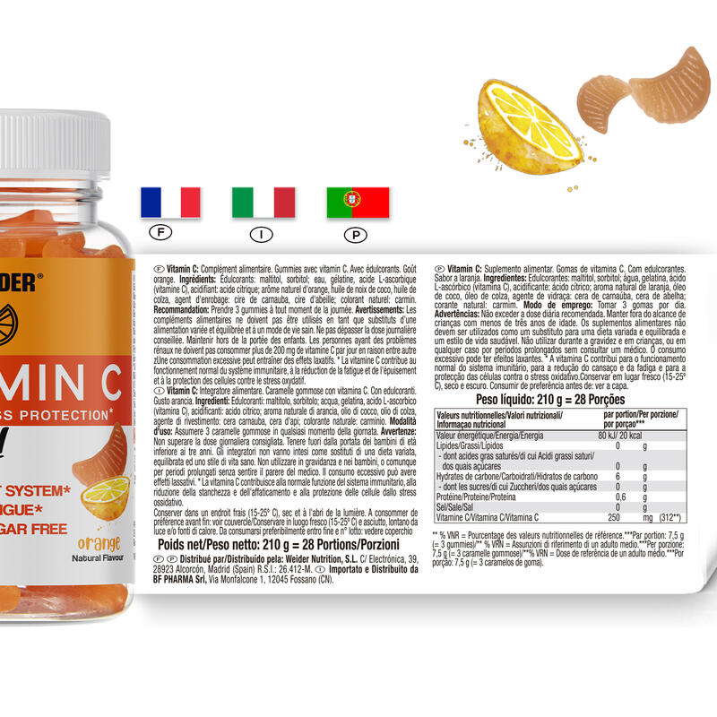 Vitamina C - Gomas Weider