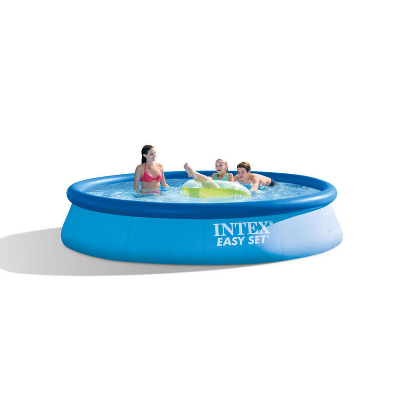 Intex - Easy Set - Piscine - 396x84 cm - Ronde - Piscine gonflable