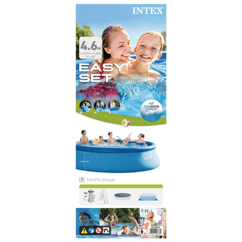 Intex - Easy Set - Piscine et accessoires - 457x122 cm