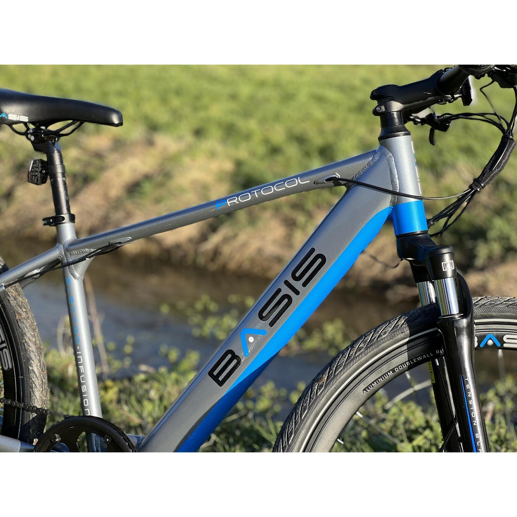 Basis Protocol Hybrid Electric Bike, 7Ah, 700c Wheel - Graphite Blue 2/6