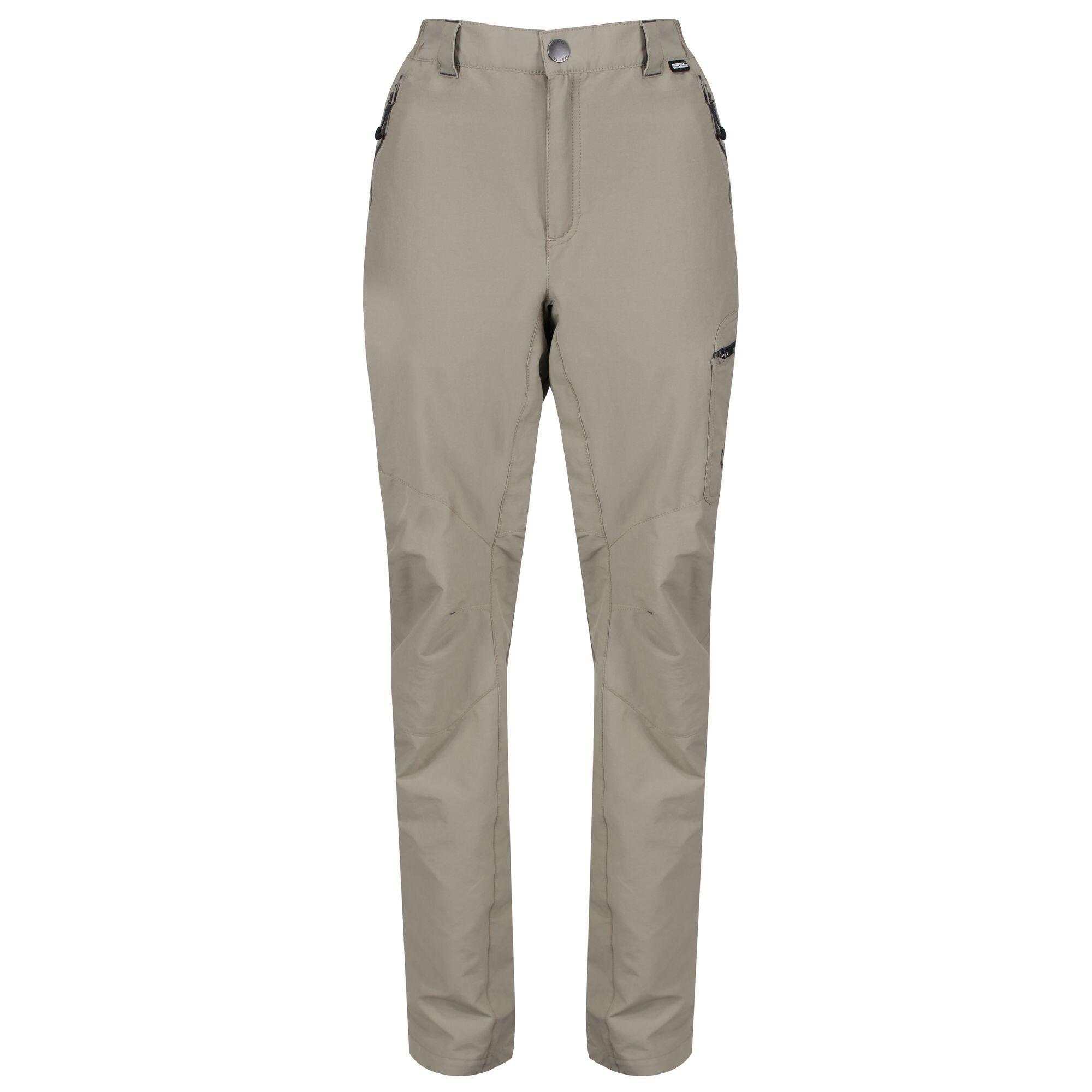 Mens Highton Zip Off Walking Trousers (Parchment White) 1/5