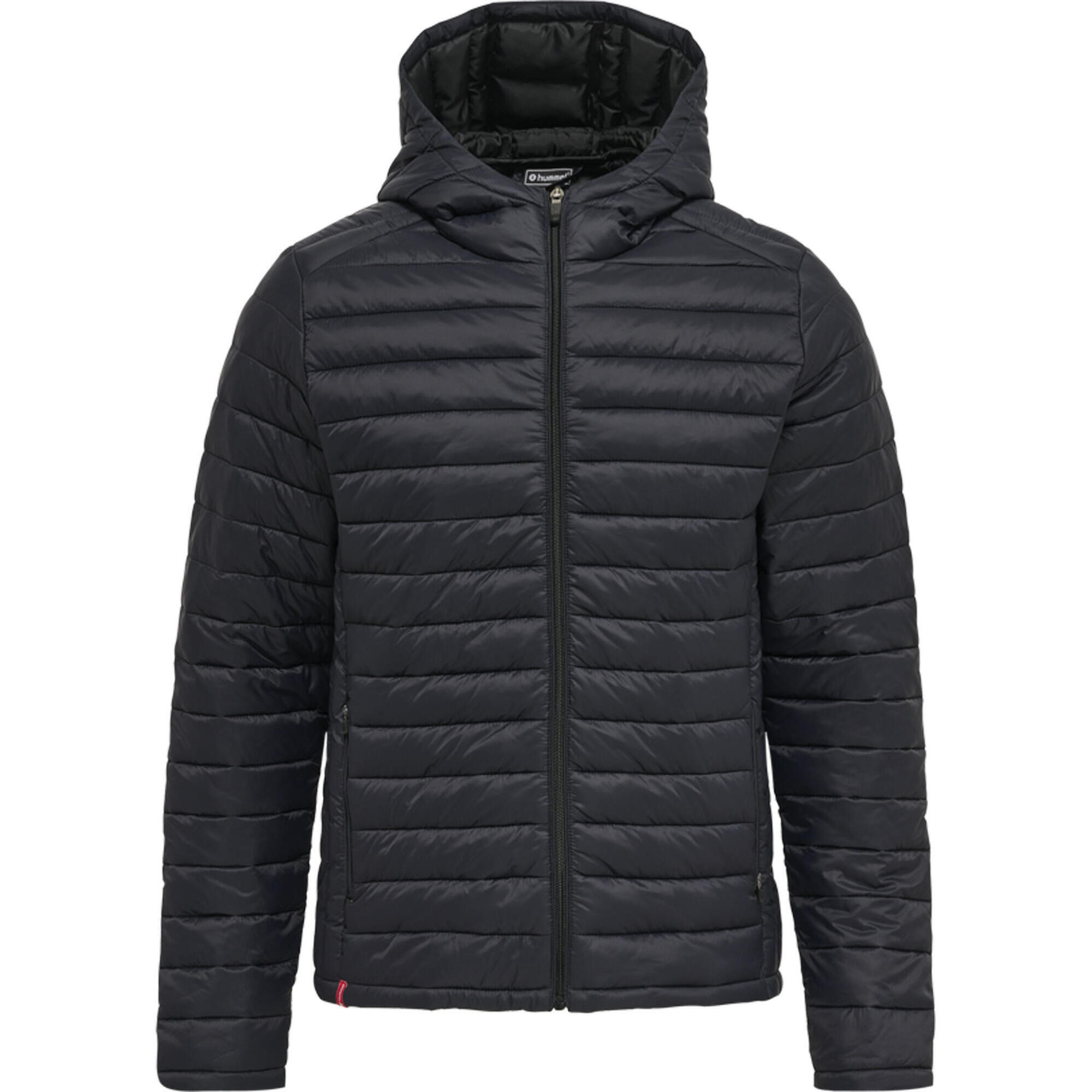 Hooded down jacket Hummel Red