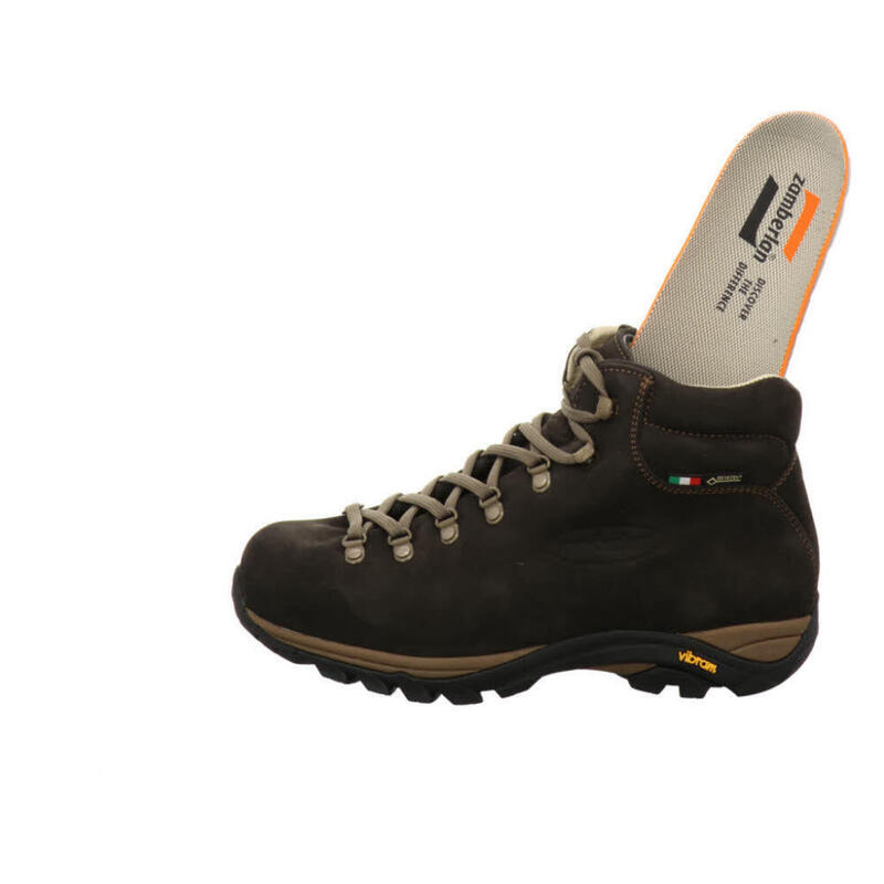 Botas impermeáveis ​​de Zamberlan Mountain Man 320 New Trail Lite Evvo Brown