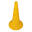 CONE PERFURADO PREMIUM (50cm - AMARELO)