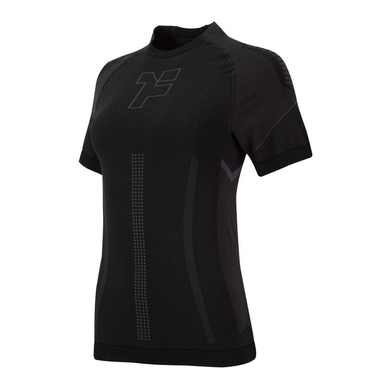 Chemise unisexe à manches courtes Boost Pro Fyke noir/brillant