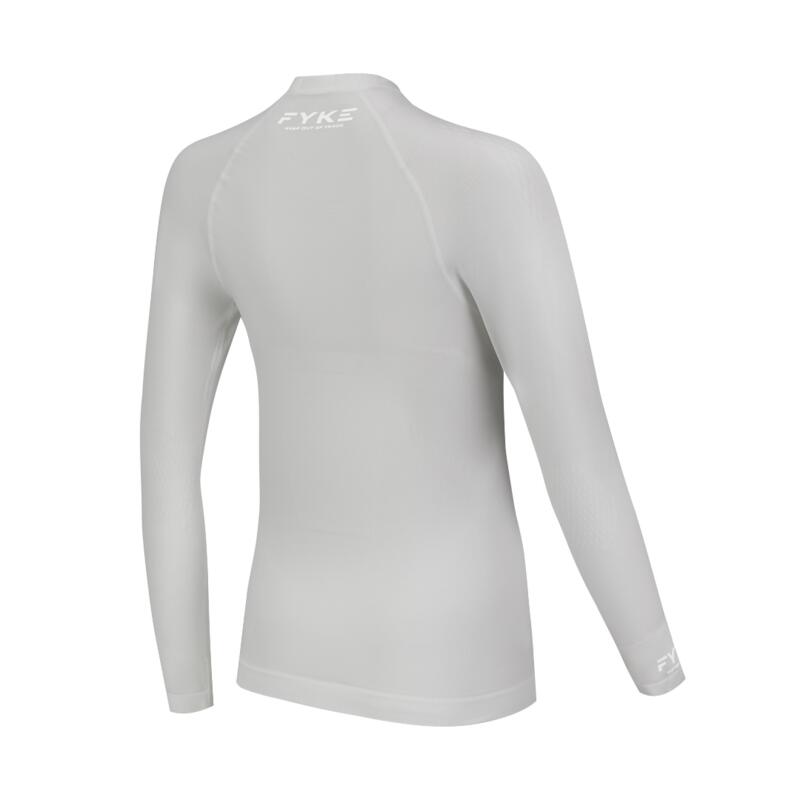 Chemise unisexe à manches longues Boost Pro Fyke blanc