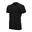 Camiseta seamless manga corta negra Fyke