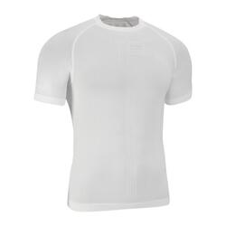 Seamless T‐shirt met korte mouw Wit Fyke