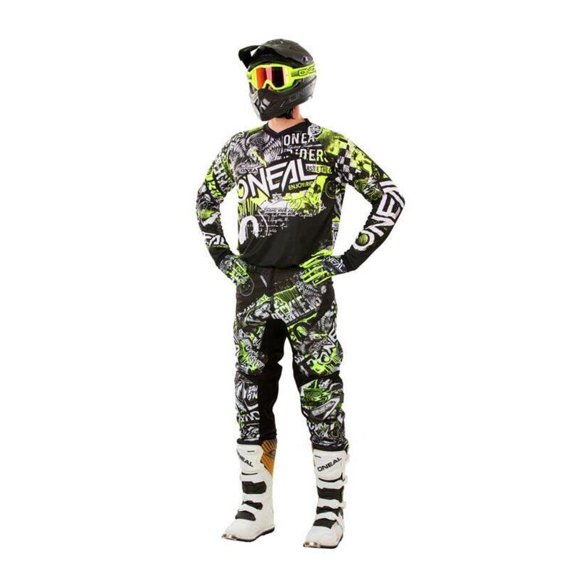 Bluza MTB DH O'neal Element Attack black/neon yellow