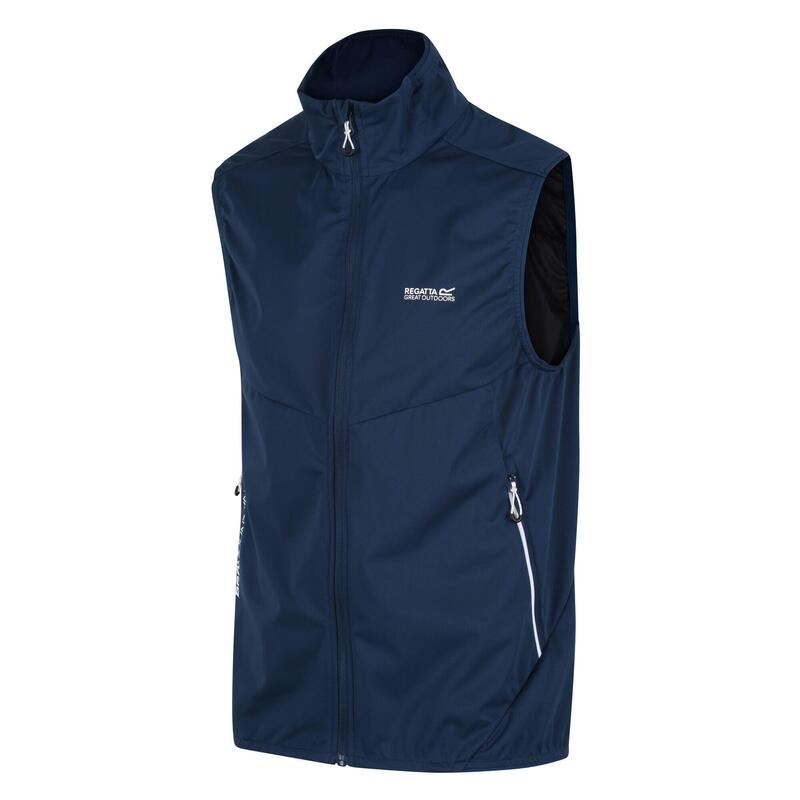 Lankin IV wandelbodywarmer voor heren - Midden marineblauw