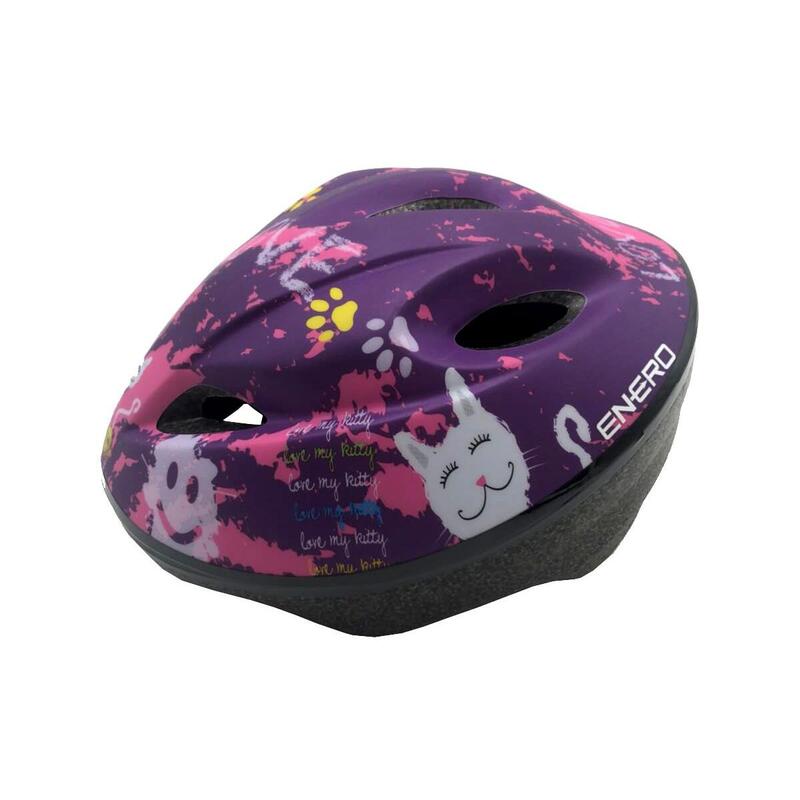 Kask rowerowy dla dzieci Enero Love Kitty (47-49 cm)