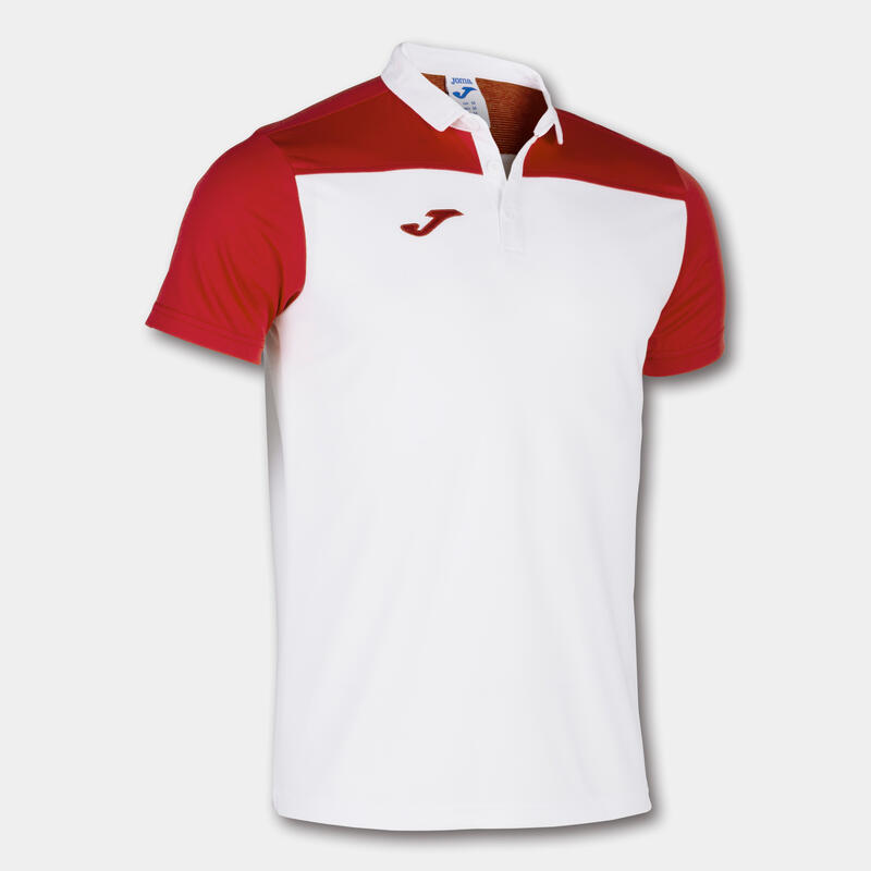 Polo manches courtes Homme Joma Hobby ii blanc rouge