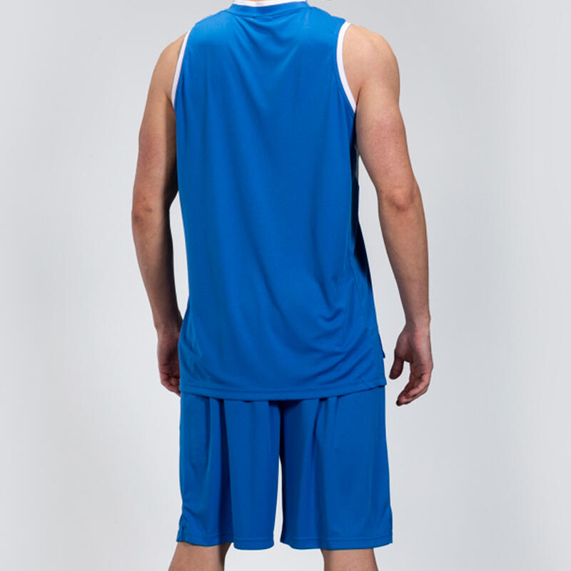 Conjunto basquetebol Homem Joma Campus azul royal branco