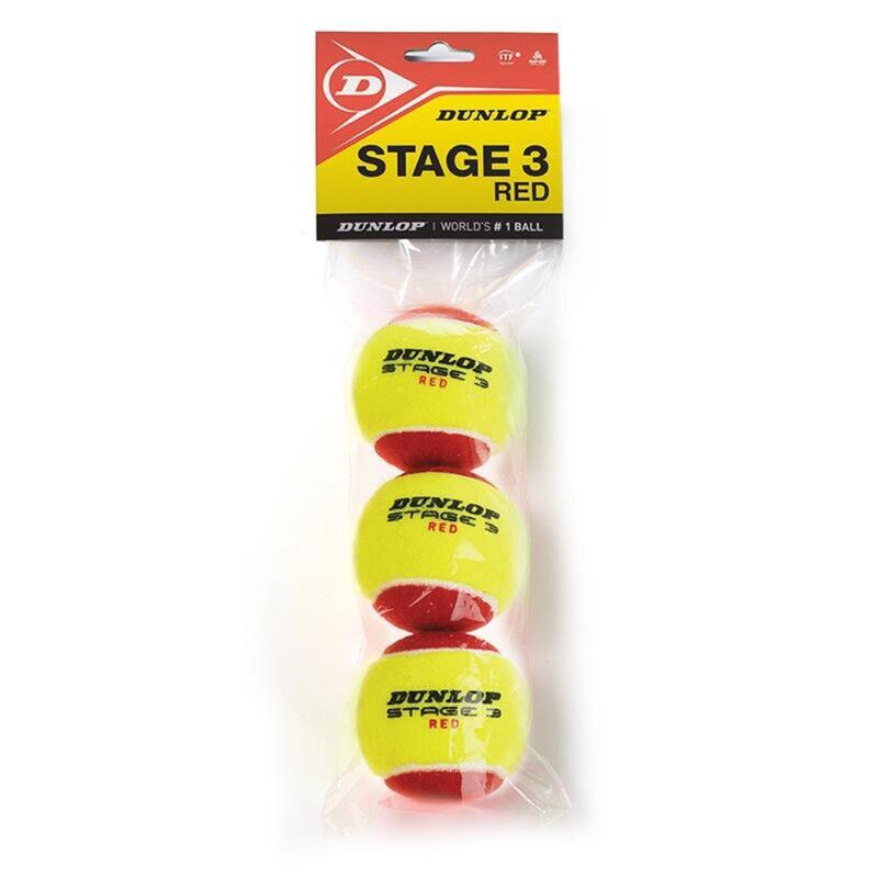 Metodyczne piłki tenisowe Dunlop Stage 3 3szt