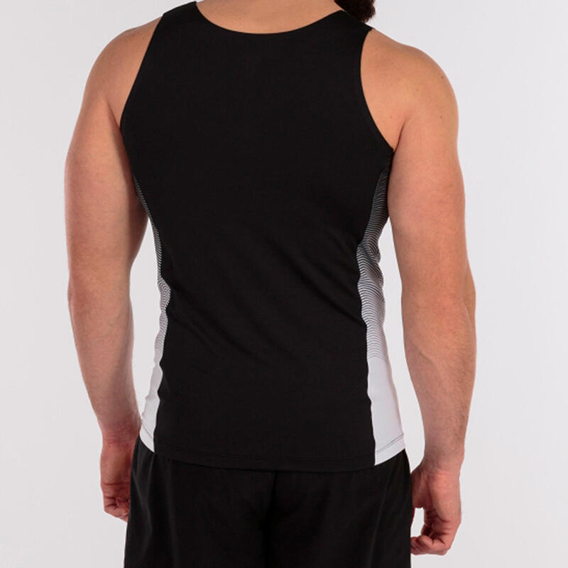 T-shirt de alça running Rapaz Joma Elite vii preto branco cinzento