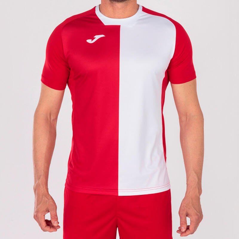 T-shirt manga curta Rapaz Joma City vermelho branco