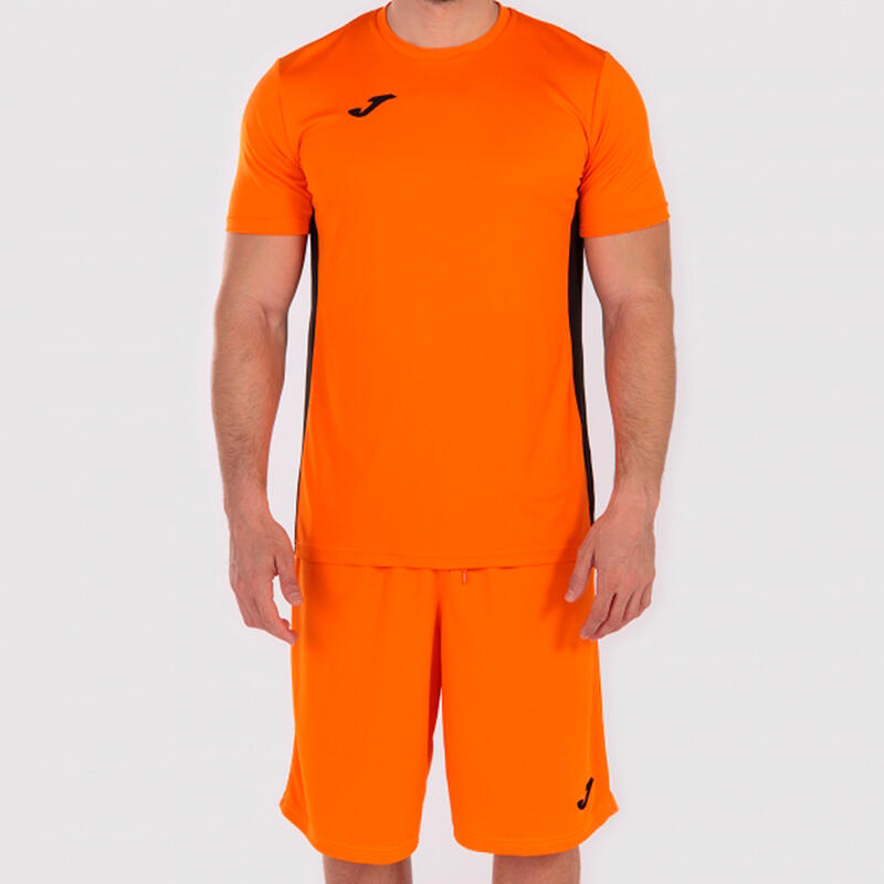 Maillot manches courtes basket-ball Homme Joma Cosenza orange noir