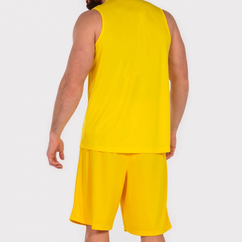 Débardeur sans manches basket-ball Homme Joma Combi basket jaune