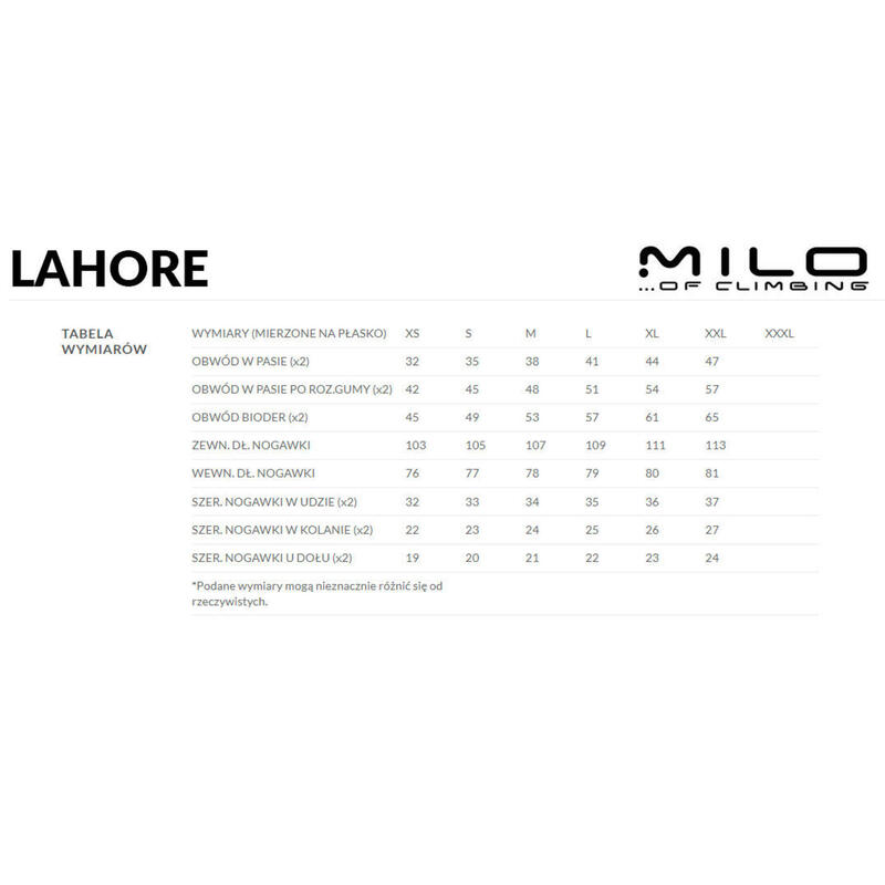 Spodnie skiturowe męskie Milo Lahore Pants