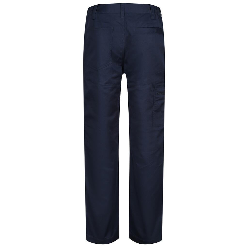 Womens/Ladies Pro Action Trousers (Navy) 2/4