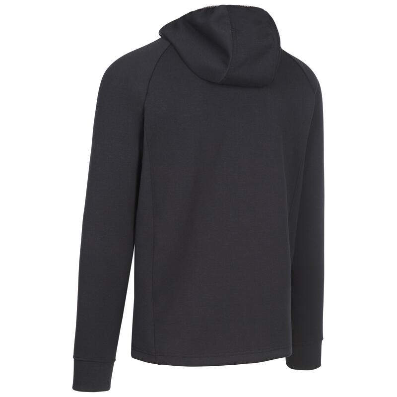 Sudadera con Cremallera Anthony de DLX para Hombre Negro