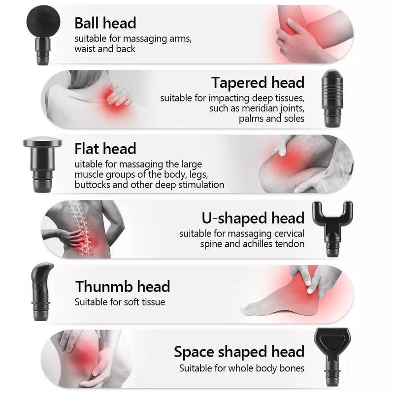 Pistola para masaje muscular