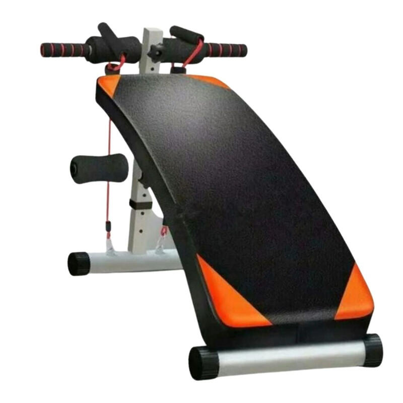 Banco De Musculación fitness tech abdominal naranja orange