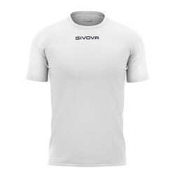 Camiseta de Fútbol Givova Capo Blanca Poliéster