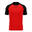 T-Shirt de futebol Givova Capo vermelha/preta poliéster