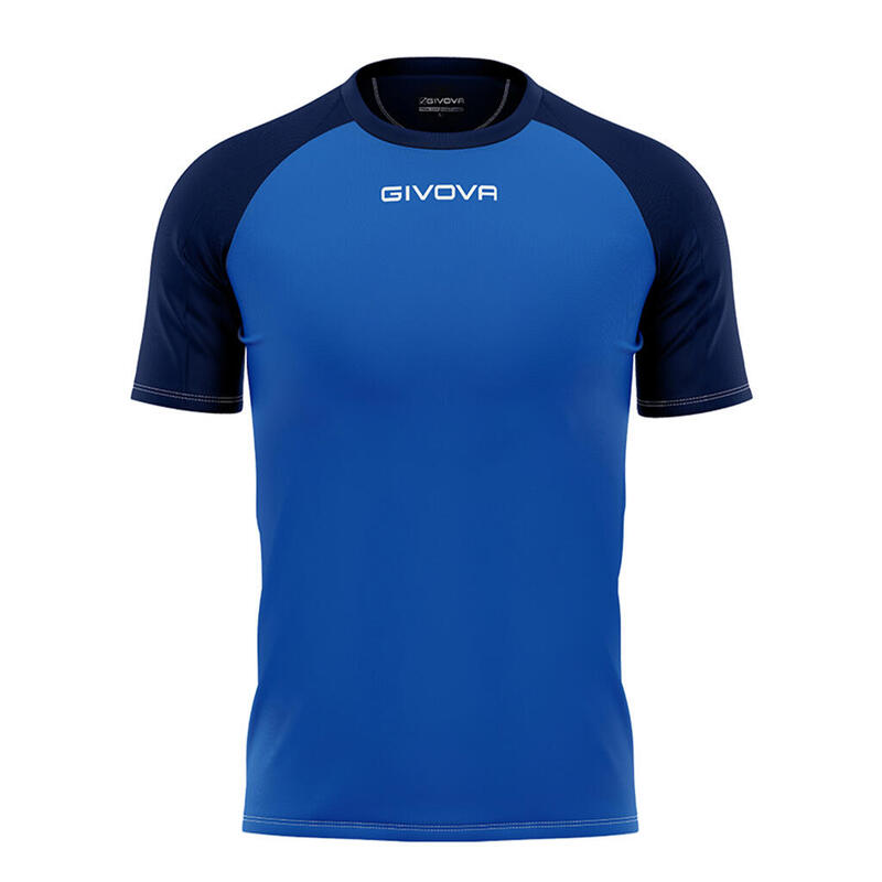 Koszulka piłkarska dla dzieci  Givova Capo MC niebiesko-granatowa