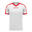Camiseta de Fútbol Givova Revolution Blanca/Roja Poliéster