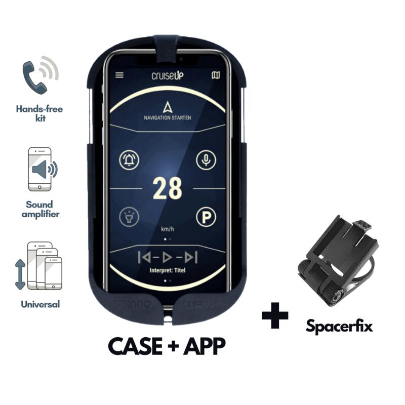 Cockpit Case Manos libres Soporte Smartphone Universal para Bicicleta y Scooter