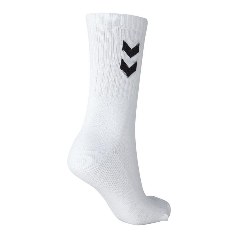 Calcetines balonmano básicos Hummel Basic Sock, blanco