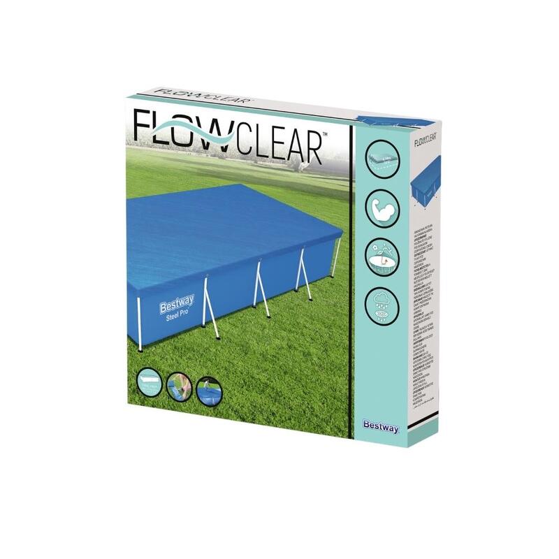 Teli Copripiscina Nuoto Bestway Flowclear, Blu