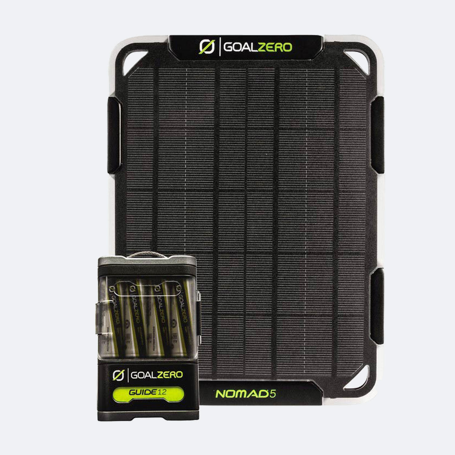 Goal Zero Nomad 5 + Guide 12, 5 Watt Solar Charging Kit 1/5