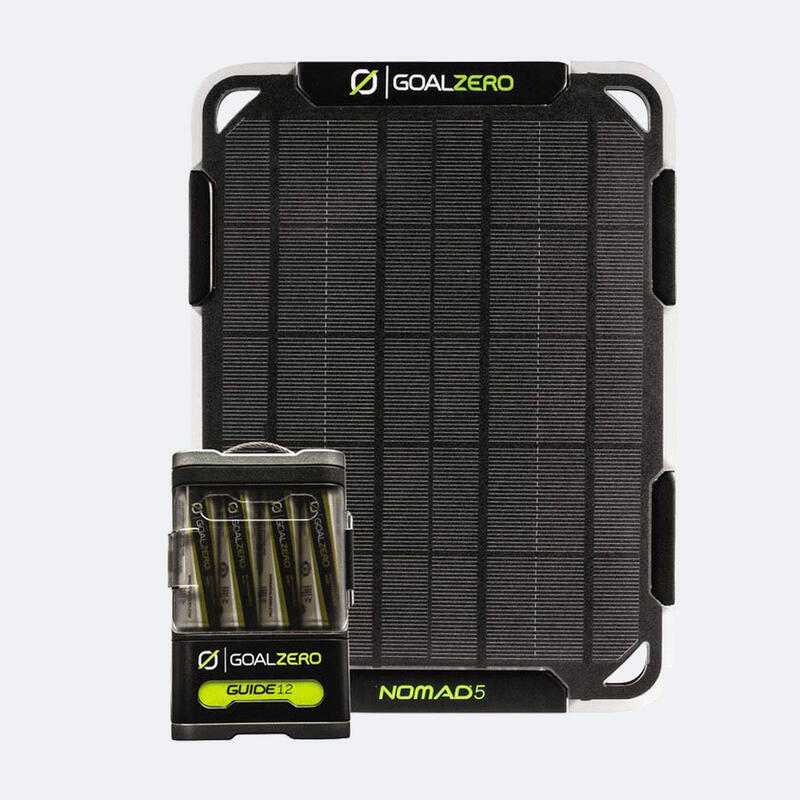 Goal Zero Nomad 5 + Guide 12 Power Bank Kit