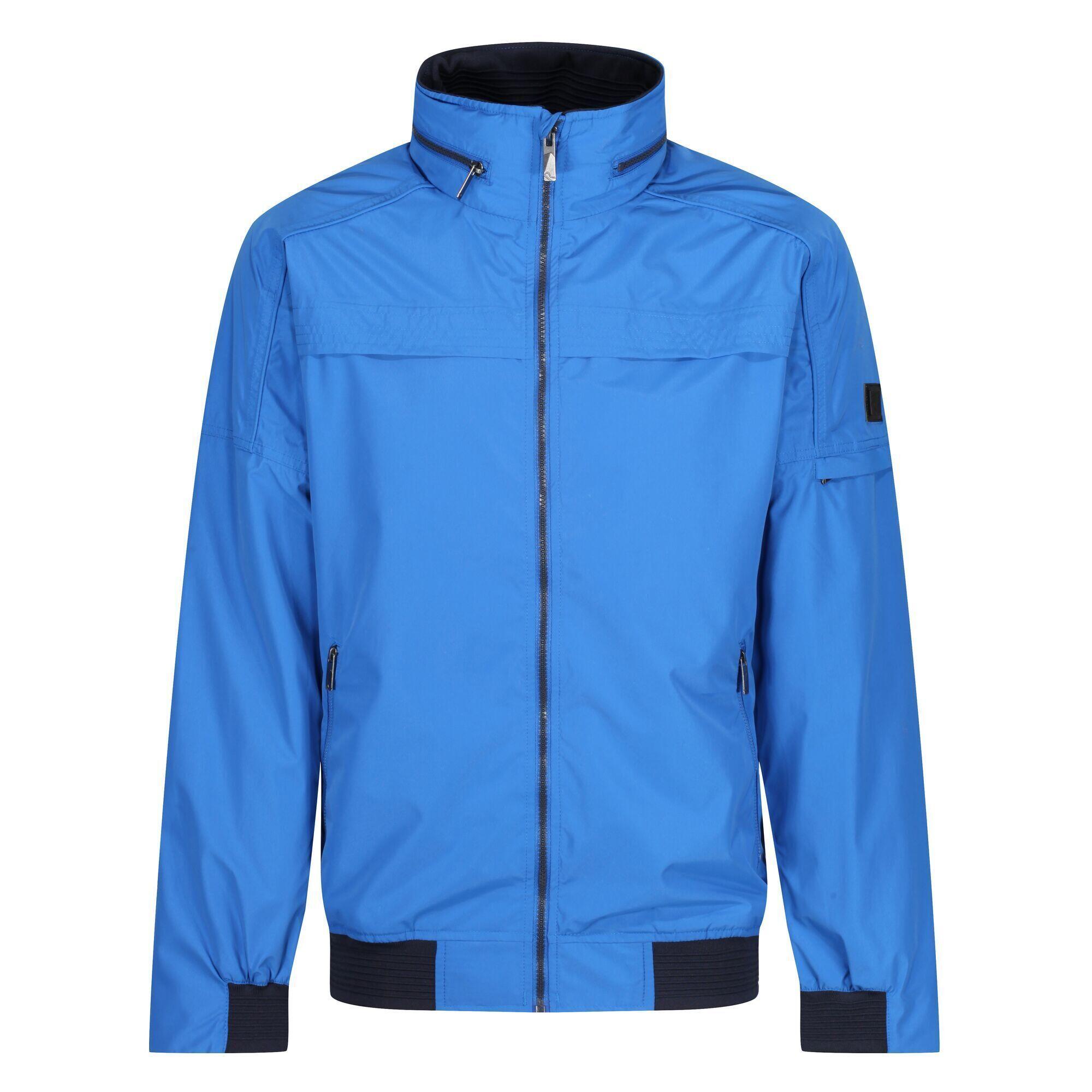 REGATTA Mens Finn Waterproof Jacket (Nautical Blue)