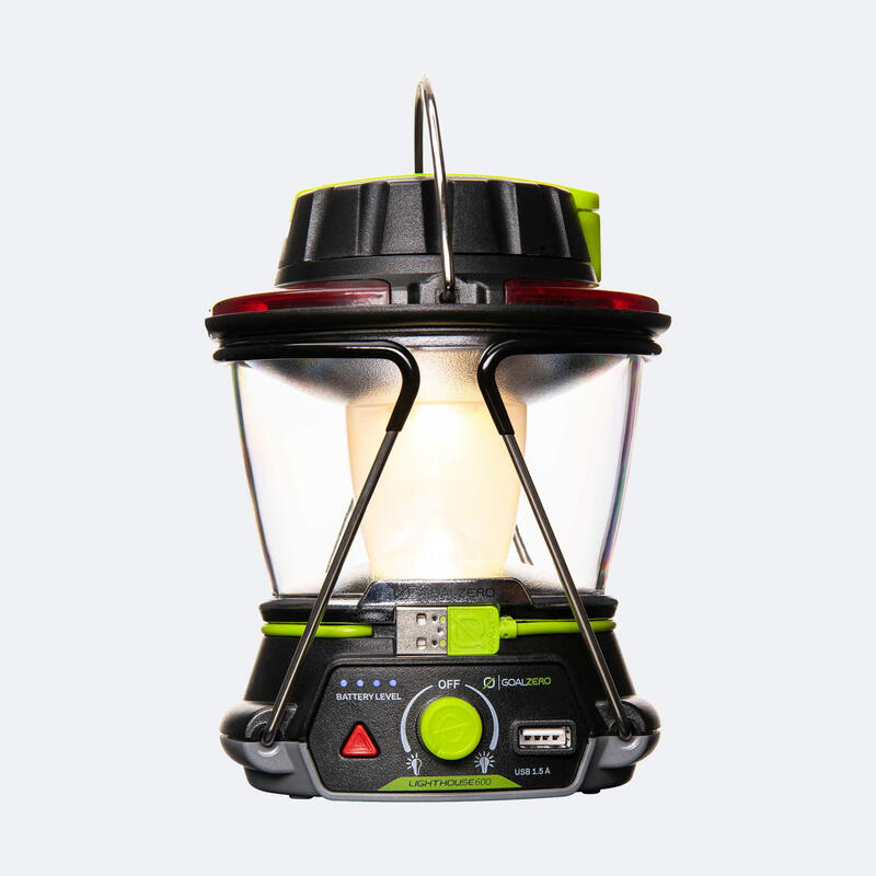 Lanterne LED Randonnée Camping Lighthouse 600 - Batterie intégrée - 600 Lm