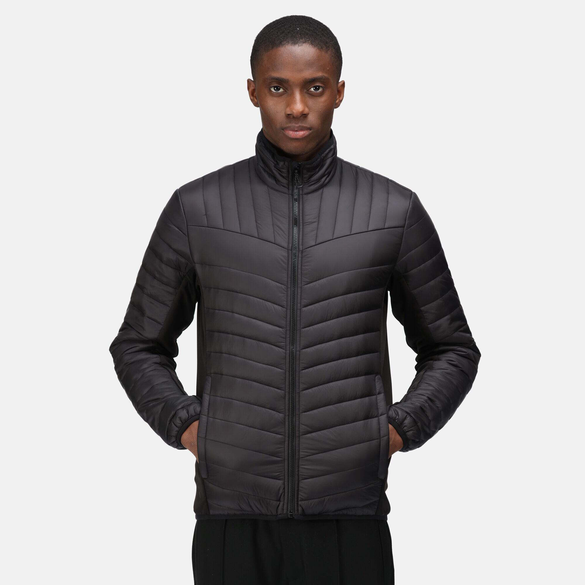 Mens Tourer Hybrid Padded Jacket (Black) 3/5