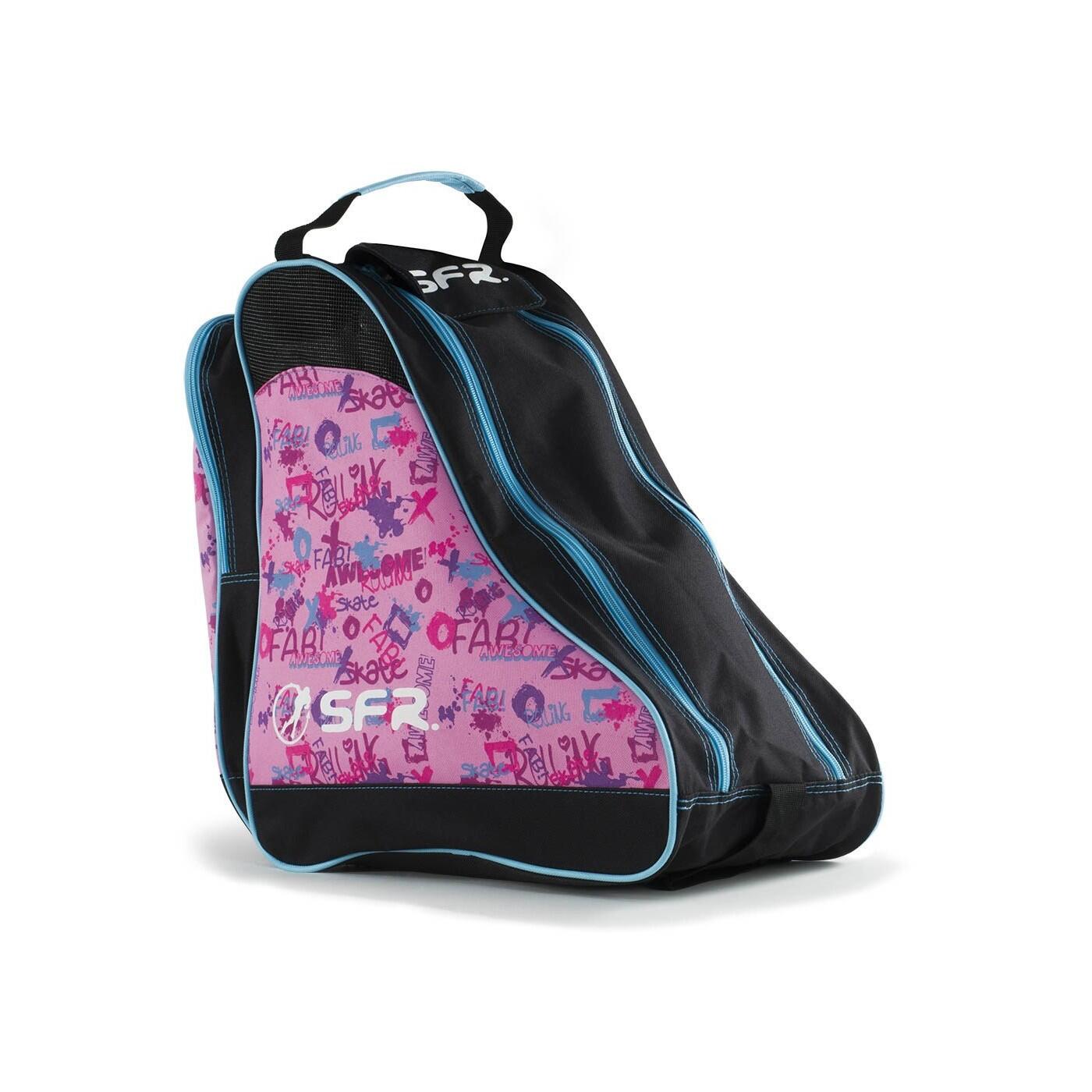 SFR Designer Ice/Roller Skate Carry Bag - Pink Graffiti