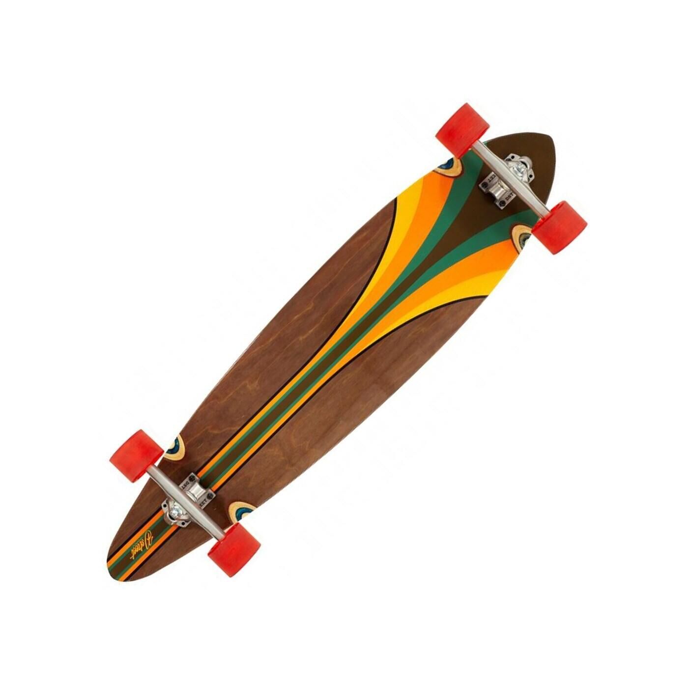 D STREET Malibu Complete Pintail Longboard