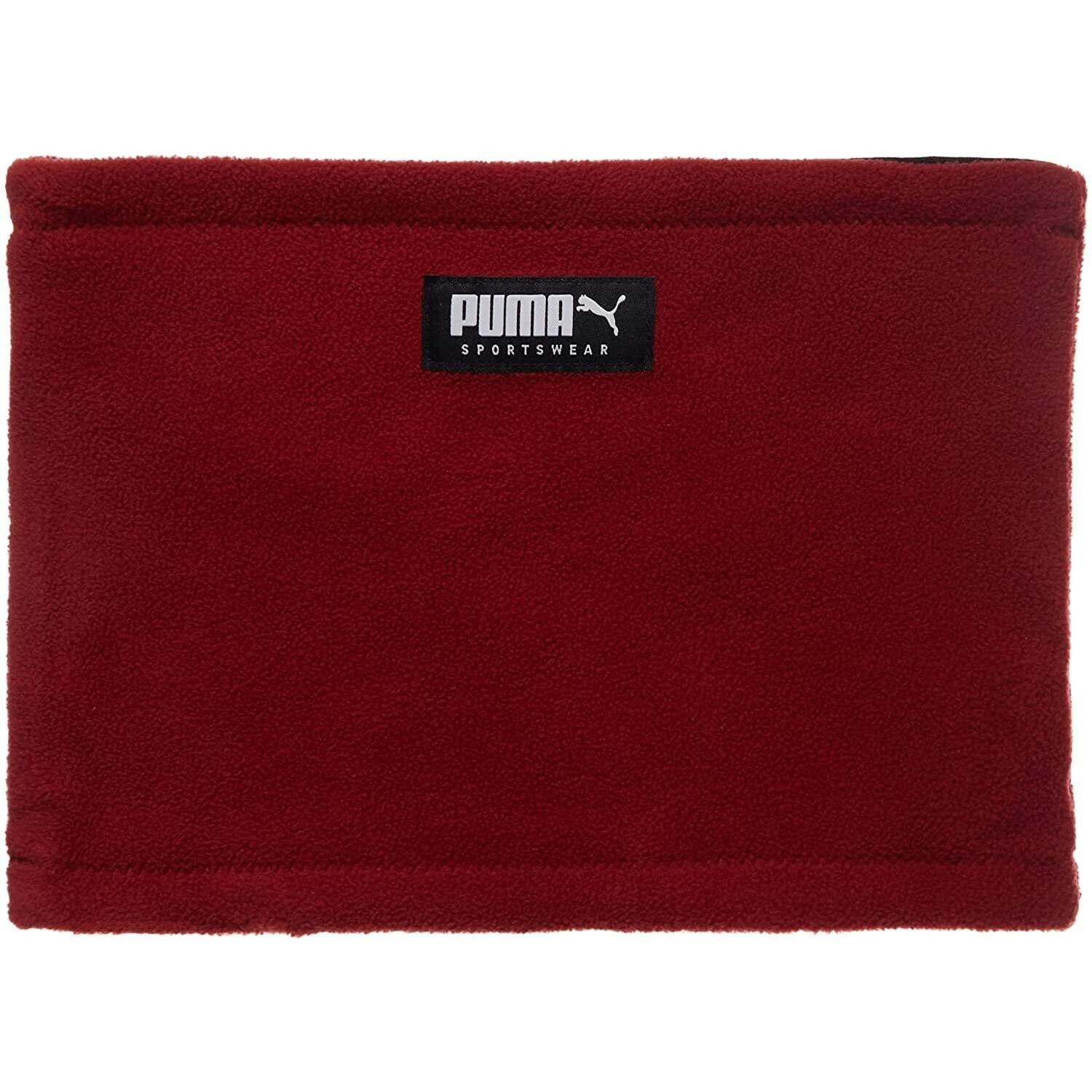 PUMA Fleece Reversible Neck Warmer (Red/Black)