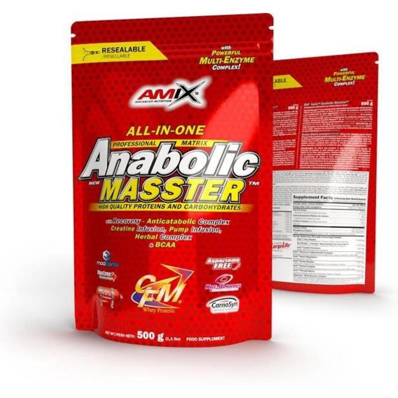 Ganador de masa AMIX Anabolic Masster 500 Gr Vainilla